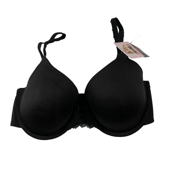 Maidenform Bra Womens 36DD Black Perfect Lift Push Up Convertable Bra SE1186 - Picture 3 of 10